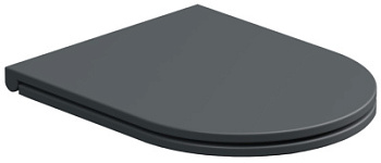 Крышка с сиденьем GSG Ceramic Design Like LKCOPRSLTICR028, Ebano Matt