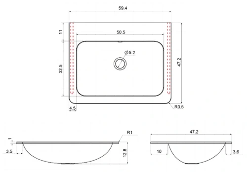 Раковина Vincea VCB-2VP600B
