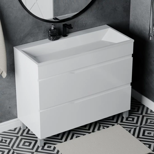 Тумба напольная Vela Вектор 100Н под Lotos TU63107