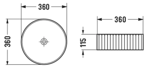 Умывальник Vincea VBS-501