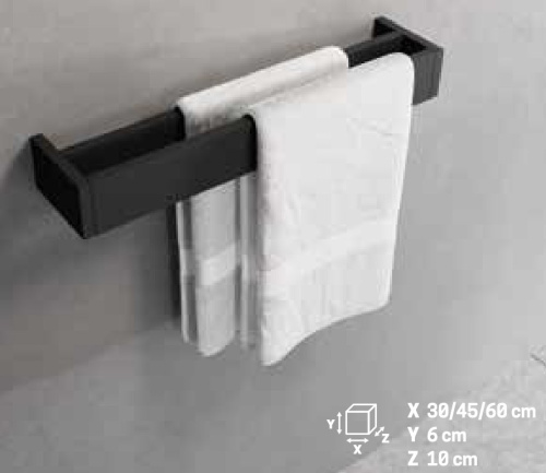 Полотенцедержатель двойной 45 см Novellini Frame R90AKFPS0245-B