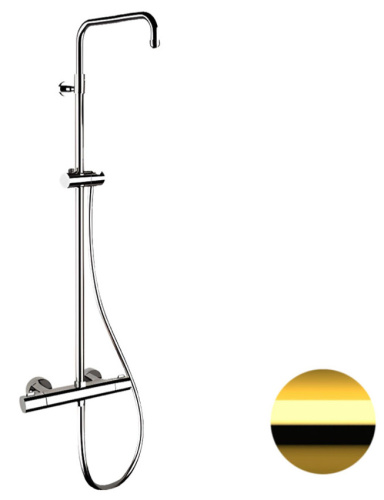 Душевая система Remer Elegance EQ32ASSDDO, золото глянцевое