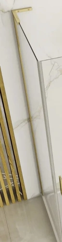 Душевая стенка Rea Hugo gold brush 80 K6612