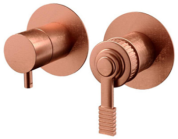Смеситель для душа Remer Atelier AL92ZPRP, медь брашированная