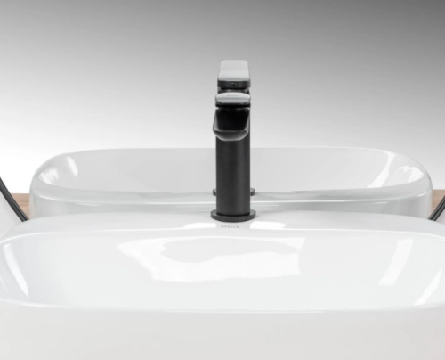 Смеситель для умывальника Rea Creek Black matt B8403