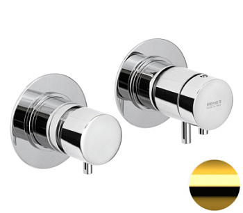 Смеситель для душа Remer X Style XT96DO, золото глянцевое