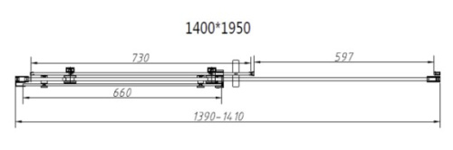 Душевой уголок Vincea Como-N VSR-4CN8014CGB