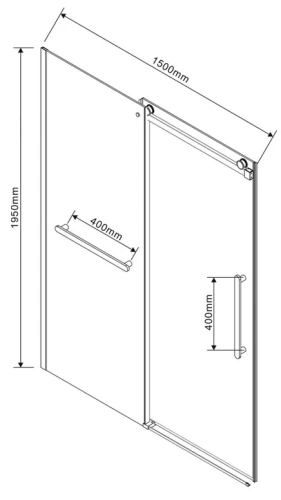 Душевая дверь Vincea Сomo Soft VDS-1CS150CL