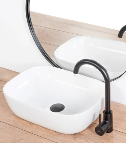 Смеситель для умывальника Rea Talisa Black B0978