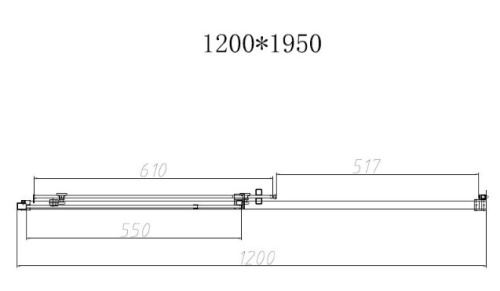 Душевая дверь Vincea Slim-N VDS-4SN120CLGM