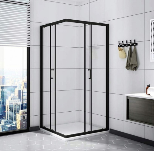 Душевой уголок Calani Vito 80x80 Black CAL-K6002