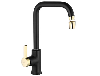 Смеситель для мойки Rea Polo Black Gold B9980