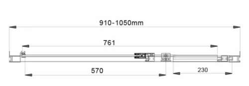 Душевая дверь Vincea Intra VDP-1I9010CH