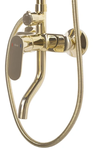 Душевая система Rea Salton gold P2407