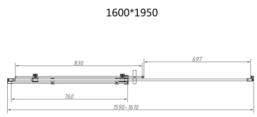 Душевой уголок Vincea Como-N VSR-4CN1016CL