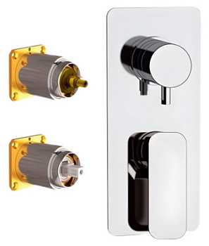 Смеситель для душа Daniel Tiara TA612D2KBCR