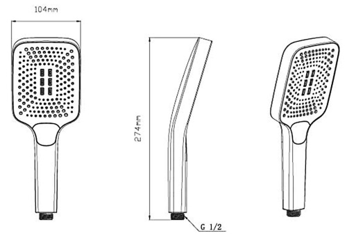 Душевая система Vincea VSFW-321MT1GM