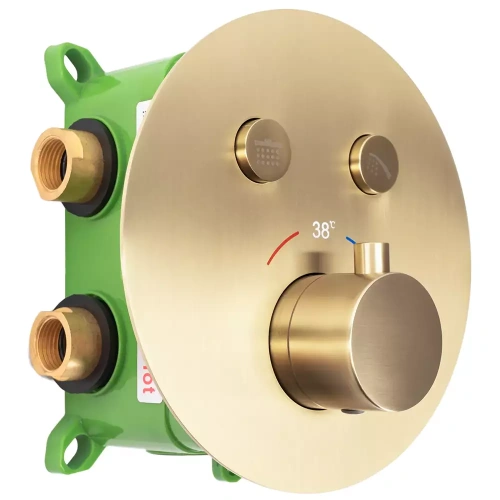 Душевая система Rea Lungo miler brush gold P6716