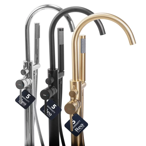 Смеситель для ванны Rea Mono black matt B2714