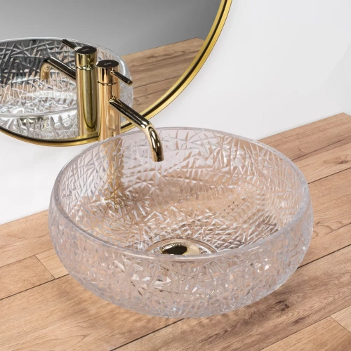 Умывальник Rea Ice Transparent U5070