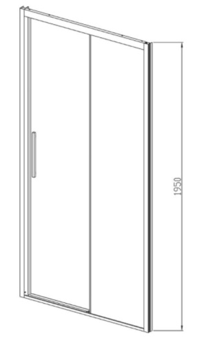 Душевая дверь Vincea Soft VDS-3SO140CL