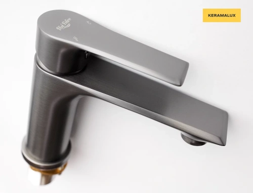 Смеситель для умывальника Vivi Felice 8030 G Gun Metal