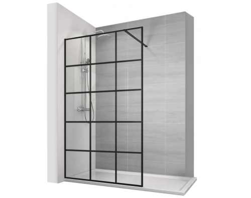 Душевая стенка Calani Soleo walk in 120 Black CAL-K6013