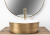 Умывальник Rea Sami White Brush Gold U6630