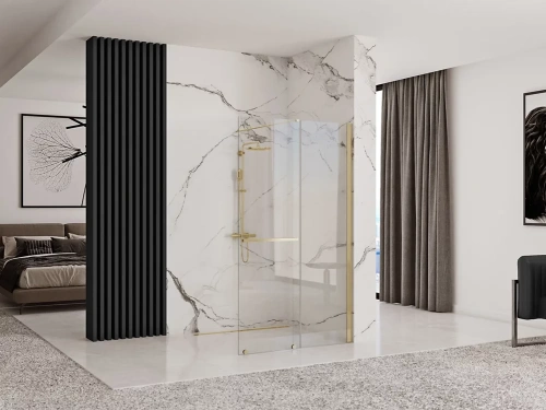 Душевая стенка Rea Cortis gold 120 K8485