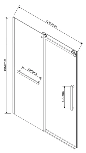 Душевая дверь Vincea Сomo Soft VDS-1CS120CL