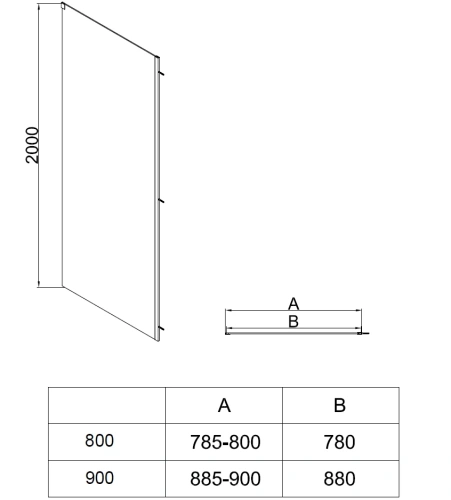 Душевой уголок Vincea Soft 2 VSR-3SO28014CL