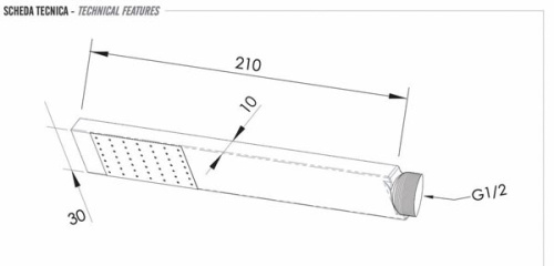 Ручной душ Remer 317RRX