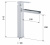 Смеситель для раковины Remer Qubika Cascata QC11L Смеситель для раковины Remer Qubika Cascata QC11L