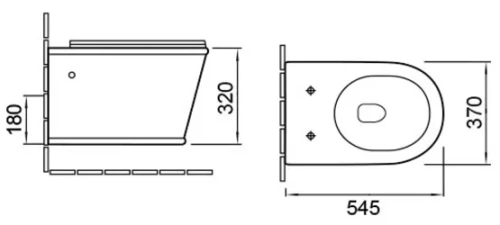 Унитаз подвесной Vincea Bordo VT1-16