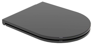 Крышка с сиденьем GSG Ceramic Design Like LKCOPRSLTICR002, черный глянцевый