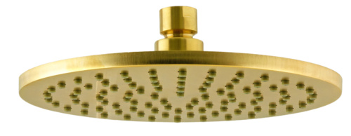 Верхний душ с шарнирным соединением 30 см Remer 359MM30BGX, золото брашированное