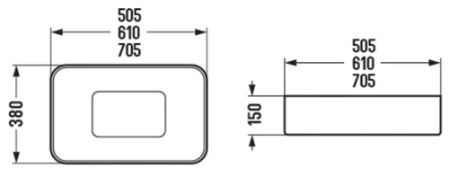 Умывальник Vincea VBS-50450