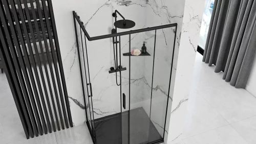 Полка для ванной Rea SF05-B black matt 06014