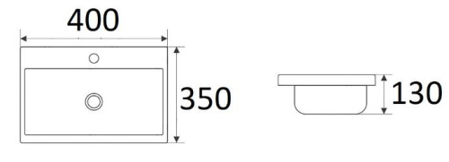 Умывальник CeramaLux 9595-40