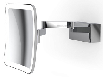 Зеркало косметическое с подсветкой 5X увеличение Decor Walther Brick VISION S 0123200