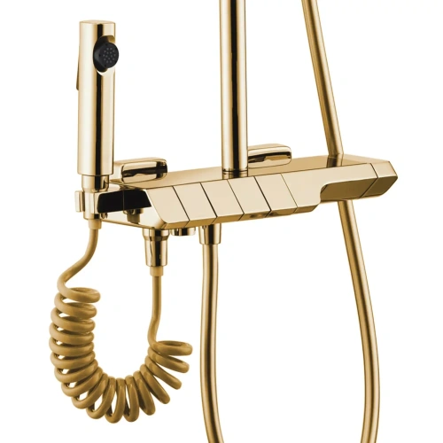 Душевая система Rea Rob gold P6625