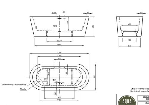 Ванна акриловая Knief Hot 0100-272