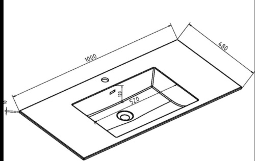 Раковина Vincea VCB-13100B