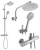 Душевая система Rea Bliss Chrome P8805