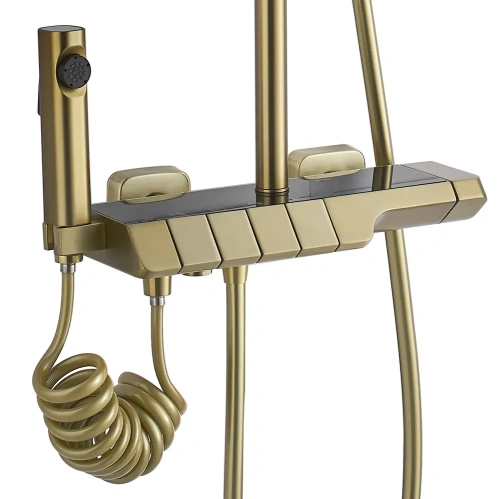 Душевая система Rea Rob Gold matt P6623