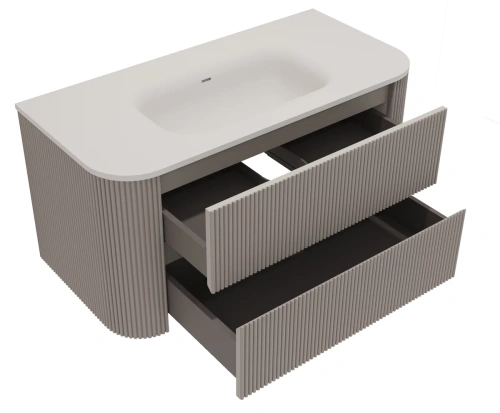 Тумба подвесная Vincea Alto VMC-4A100MLG светло-серый матовый