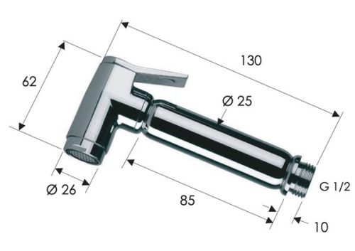 Лейка Remer 332OLADOX, золото глянцевое