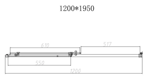 Душевая дверь Vincea Slim-N VDS-4SN120CLB