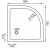 Душевой поддон Rea Look 100x80 white left K7909