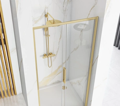 Душевая дверь Rea Rapid Slide gold matt 120 K4709